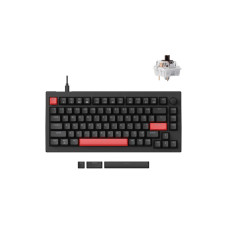 Клавіатура Lemokey X4 84Key Keychron Brown QMK/VIA Hot-Swap RGB ENG/UKR USB Black (X4-H3-UA)
