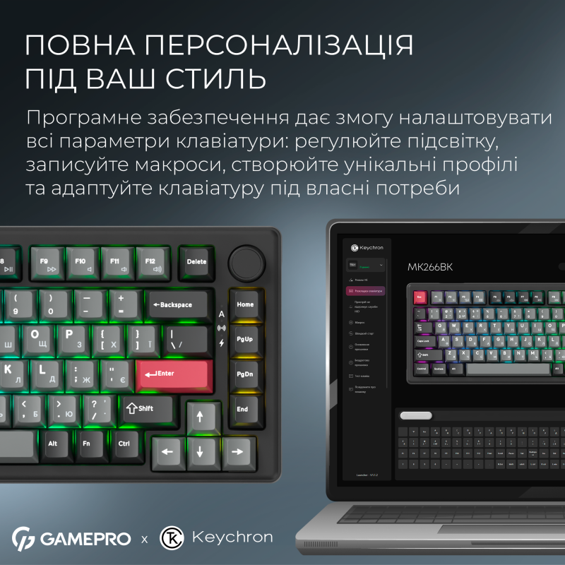 Клавиатура GamePro Asgard Yord Black (MK266BK)