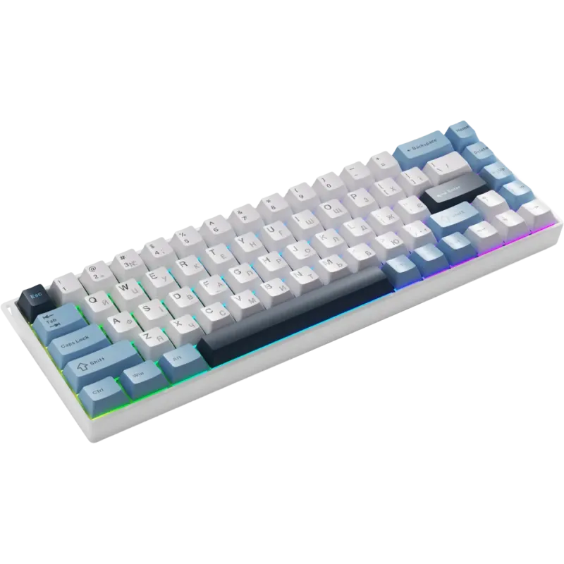 Клавиатура Ajazz AK680 V2 Ice Island Magnetic Switch (AK680-V2-I-GB)