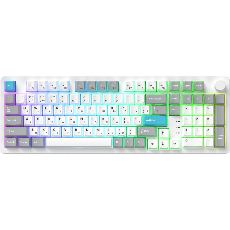 Клавиатура GamePro Asgard Drakkar White (MK305WH)