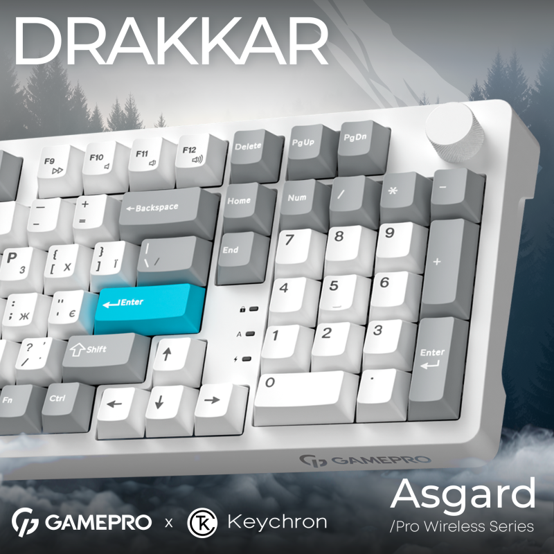 Клавиатура GamePro Asgard Drakkar White (MK305WH)