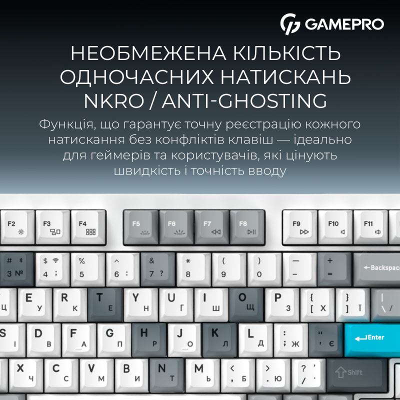 Клавиатура GamePro Asgard Drakkar White (MK305WH)