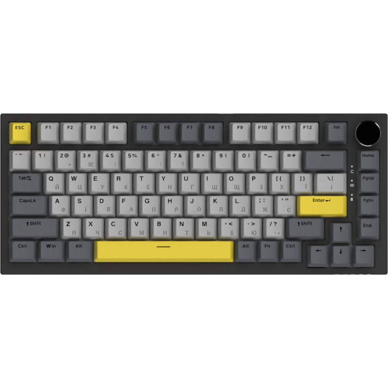 Клавіатура Ajazz AK820 Sea Salt Switch Black (AK820-SS-BGY)