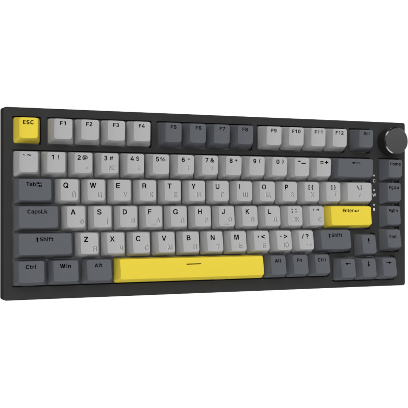 Клавіатура Ajazz AK820 Sea Salt Switch Black (AK820-SS-BGY)