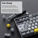 Клавіатура Ajazz AK820 Sea Salt Switch Black (AK820-SS-BGY)