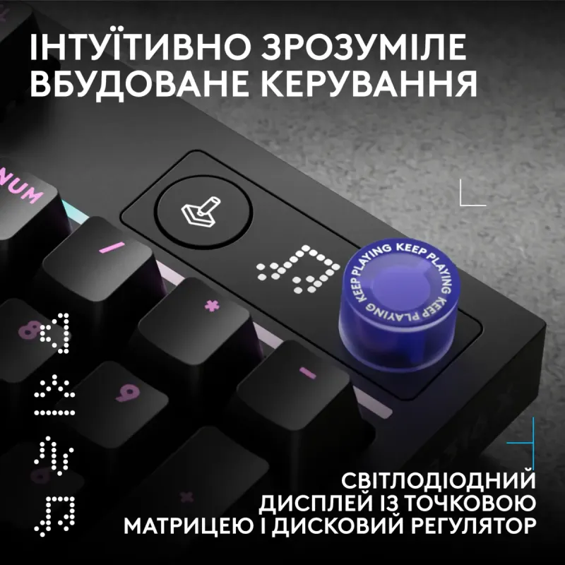 Клавиатура Logitech G316 X TKL USB UA Black (920-014205)