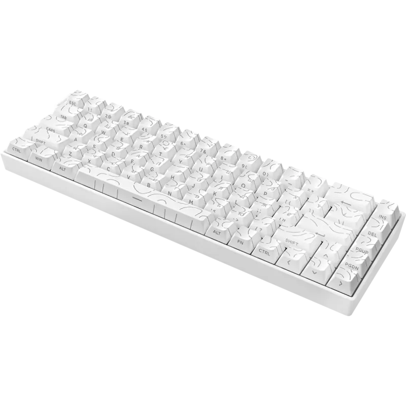 Клавиатура Ajazz AK680 V2 Ice Island Magnetic Switch (AK680-V2-I-S-W)