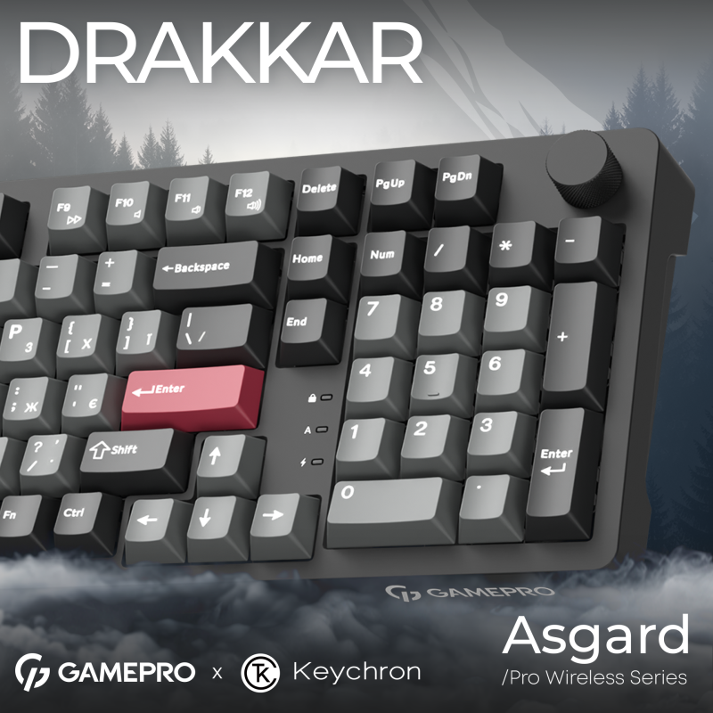 Клавиатура GamePro Asgard Drakkar Black (MK305BK)