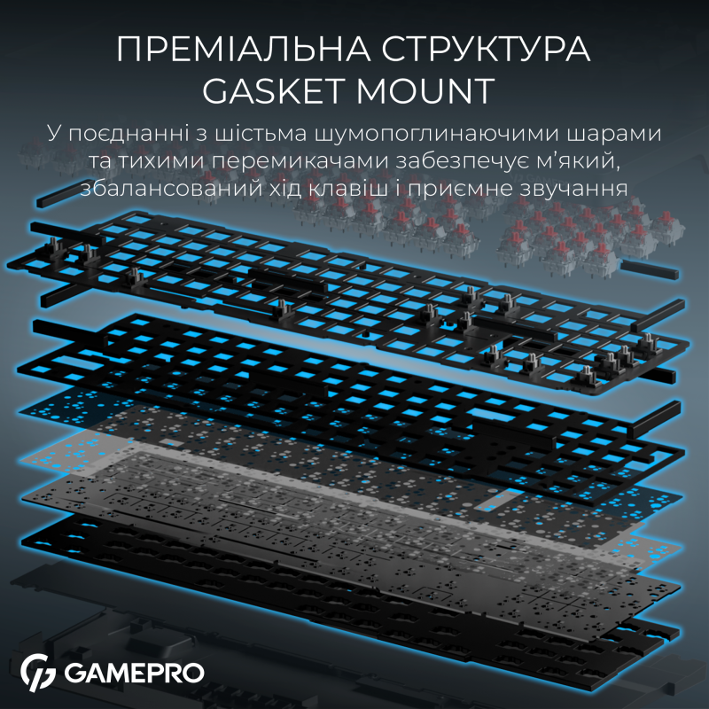 Клавиатура GamePro Asgard Drakkar Black (MK305BK)