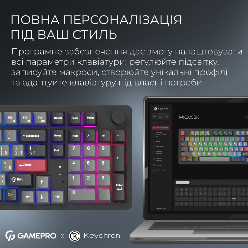Клавиатура GamePro Asgard Drakkar Black (MK305BK)