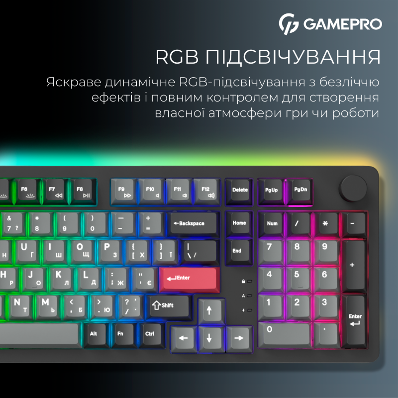 Клавиатура GamePro Asgard Drakkar Black (MK305BK)