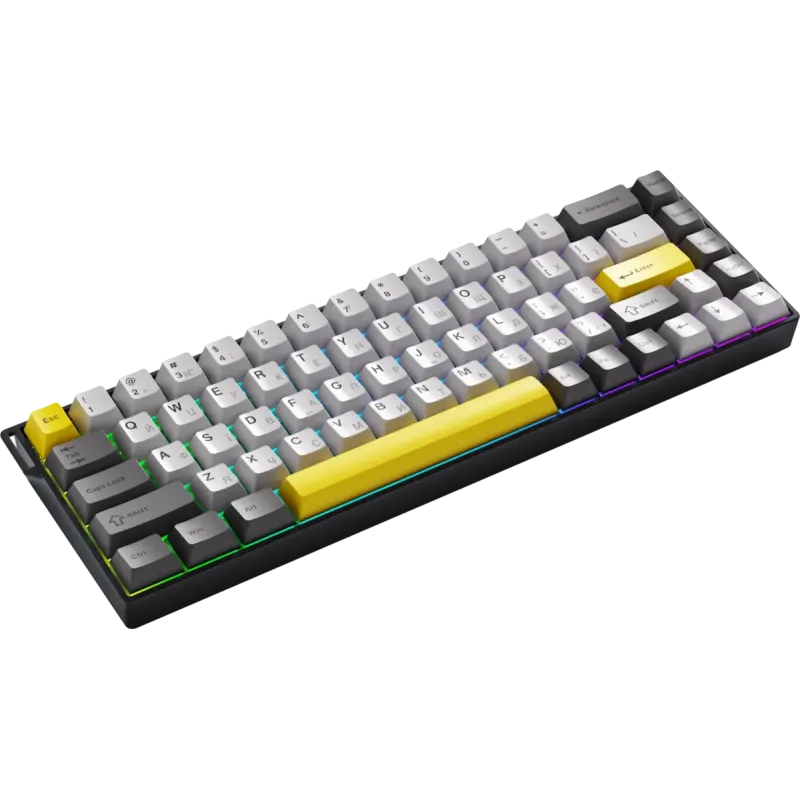 Клавиатура Ajazz AK680 V2 Ice Island Magnetic Switch (AK680-V2-I-BGY)