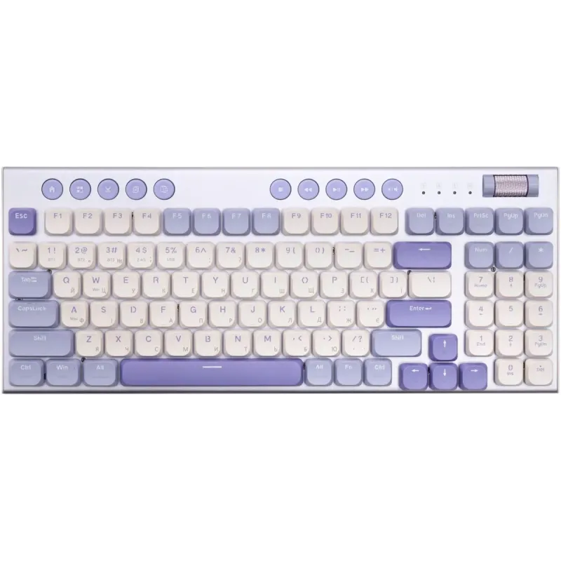 Клавиатура Thunderobot K96 Tri-mode Red Switch UA Purple (6932066308223)