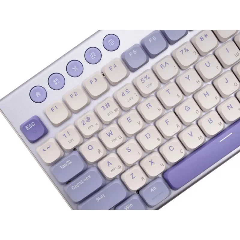 Клавиатура Thunderobot K96 Tri-mode Red Switch UA Purple (6932066308223)