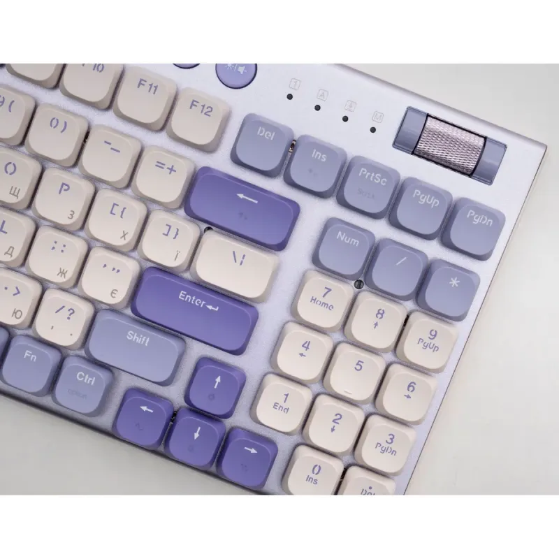 Клавиатура Thunderobot K96 Tri-mode Red Switch UA Purple (6932066308223)