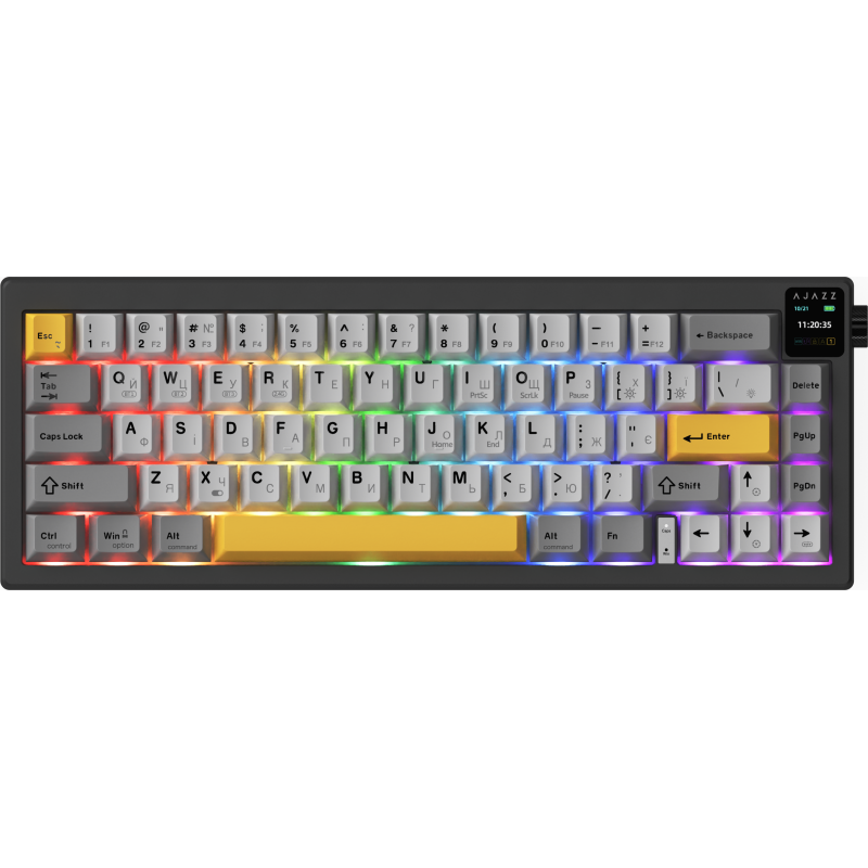 Клавиатура Ajazz AK650 Flying Fish Switch Black (AK650-FF-BGY)