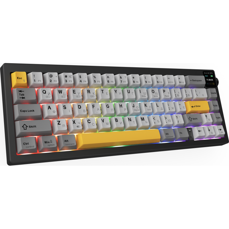 Клавиатура Ajazz AK650 Flying Fish Switch Black (AK650-FF-BGY)