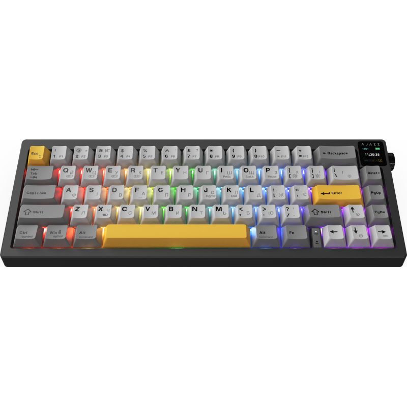 Клавиатура Ajazz AK650 Flying Fish Switch Black (AK650-FF-BGY)