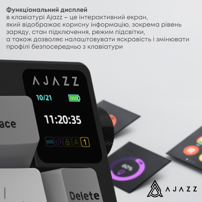 Клавиатура Ajazz AK650 Flying Fish Switch Black (AK650-FF-BGY)