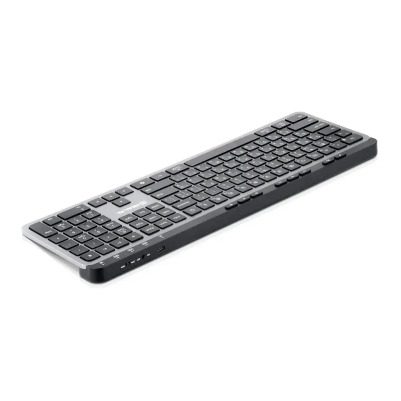 Клавиатура REAL-EL RK-737W Wireless/Bluetooth Black/Grey (EL123100060)