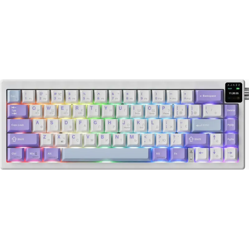 Клавиатура Ajazz AK650 Flying Fish Switch Purple (AK650-FF-PWB)