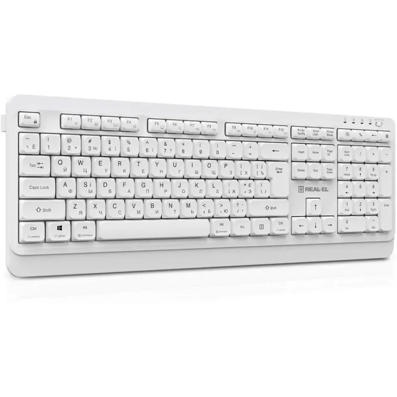 Клавиатура REAL-EL RK-761W White (EL123100059)