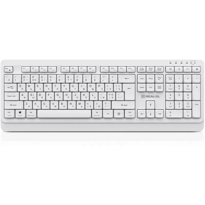 Клавиатура REAL-EL RK-761W White (EL123100059)