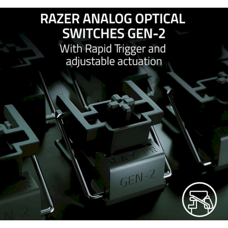 Клавиатура Razer Huntsman V3 Pro Analog Optical Switch Gen-2 USB Black (RZ03-04970100-R3M1)
