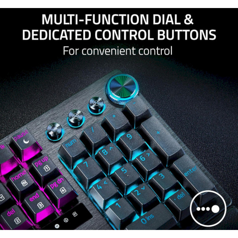 Клавиатура Razer Huntsman V3 Pro Analog Optical Switch Gen-2 USB Black (RZ03-04970100-R3M1)