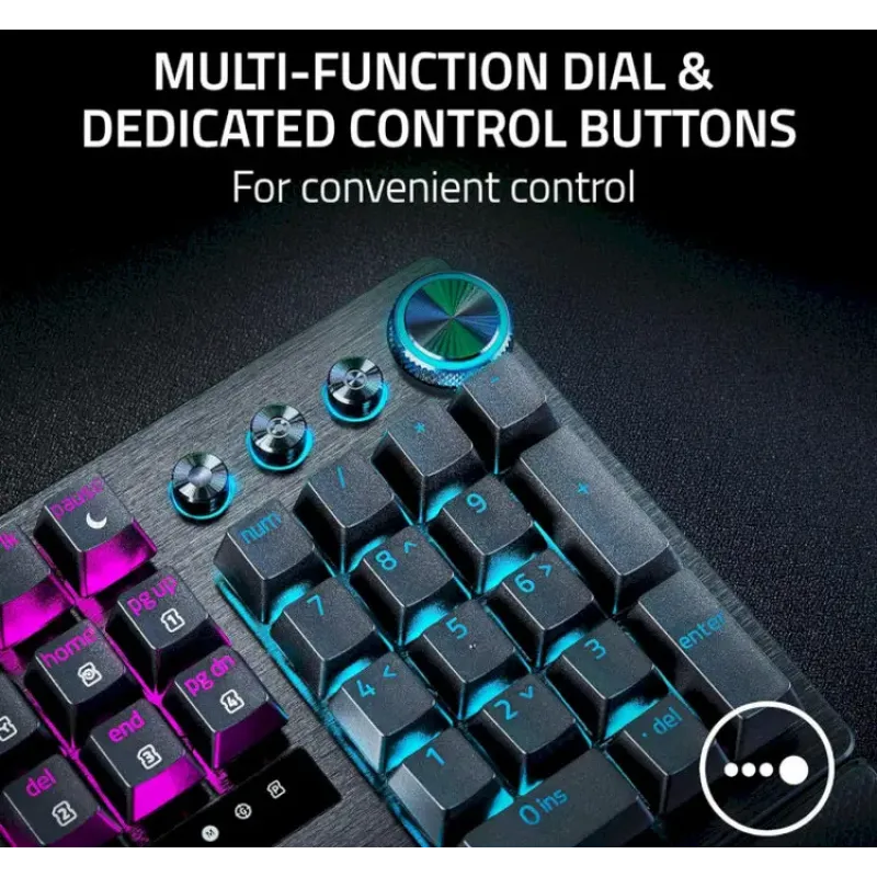 Клавиатура Razer Huntsman V3 Pro Analog Optical Switch Gen-2 USB Black (RZ03-04970100-R3M1)
