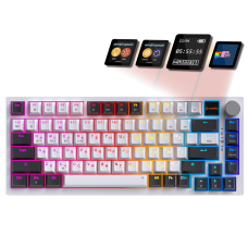 Клавіатура GamePro MK160D Pro QLAB Sakura Switch White