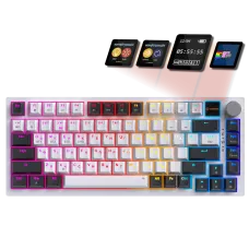 Клавіатура GamePro MK160D Pro QLAB Sakura Switch White