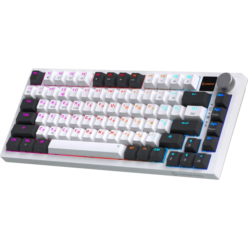 Клавіатура GamePro MK160D Pro QLAB Sakura Switch White