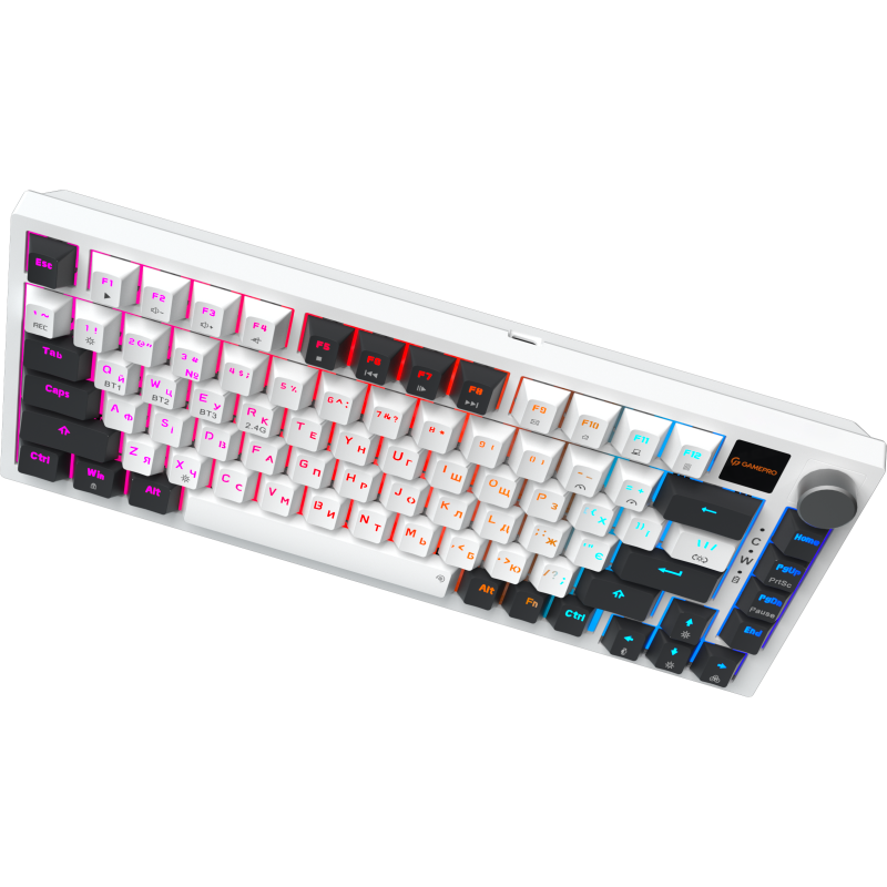 Клавіатура GamePro MK160D Pro QLAB Sakura Switch White