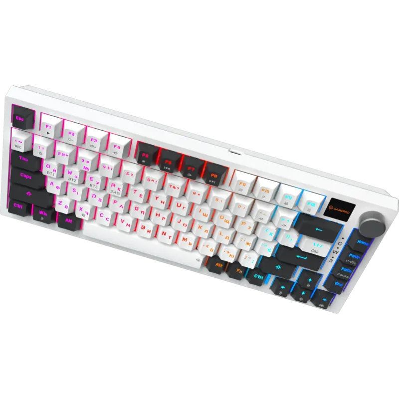 Клавіатура GamePro MK160D Pro QLAB Sakura Switch White