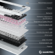Клавіатура GamePro MK160D Pro QLAB Sakura Switch White