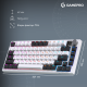 Клавіатура GamePro MK160D Pro QLAB Sakura Switch White