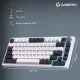 Клавіатура GamePro MK160D Pro QLAB Sakura Switch White