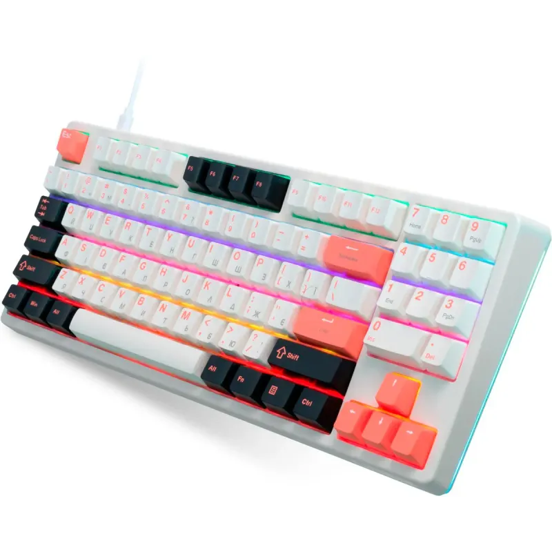 Клавиатура Thunderobot KG3089 Red Switch USB UA White (6932066305987)