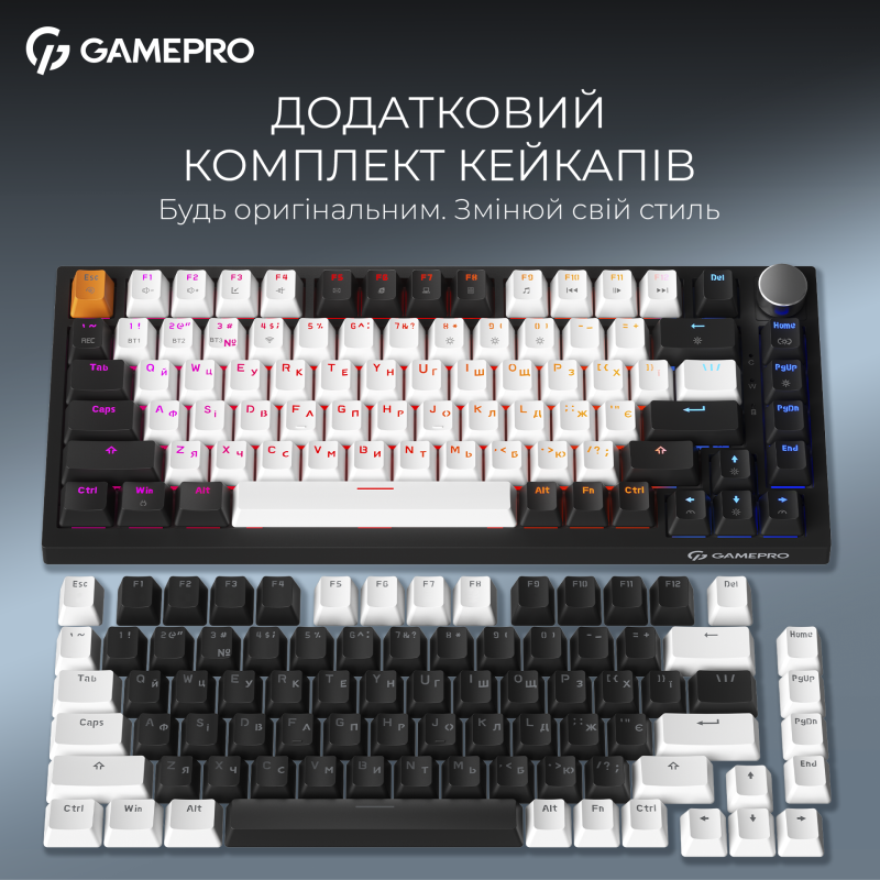 Клавіатура GamePro MK160 QLAB Sakura Switch Black