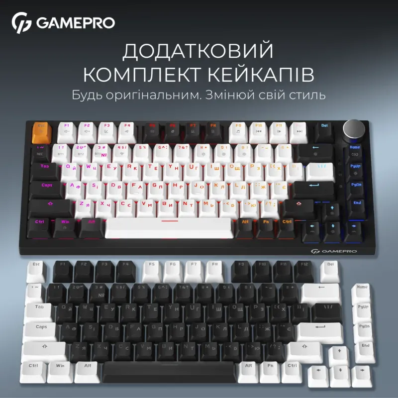 Клавіатура GamePro MK160 QLAB Sakura Switch Black