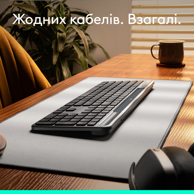 Клавиатура Logitech Slim Solar+ Bluetooth Graphite (920-013764)