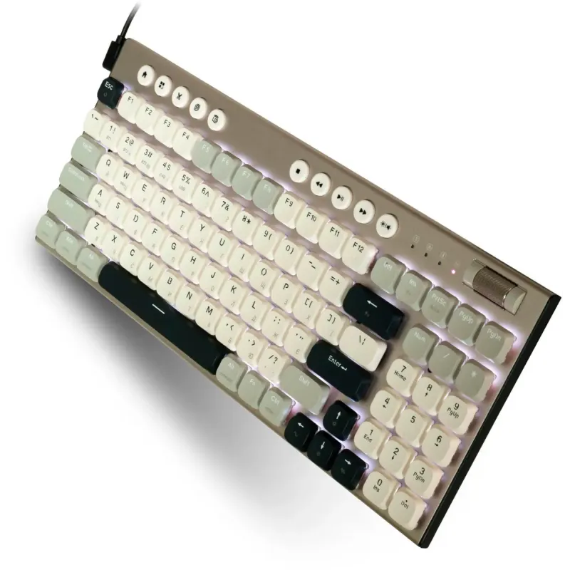 Клавиатура Thunderobot K96 Tri-mode Red Switch UA Grey (6932066308230)
