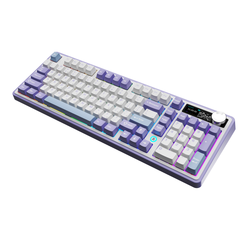 Ajazz AK980 Clear Sky Switch Purple (AK980-CS-PWB)