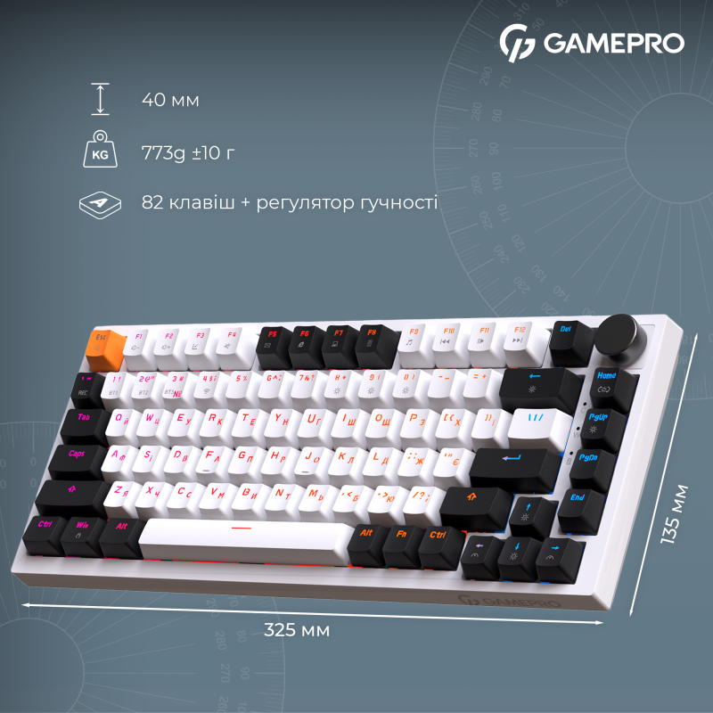 Клавиатура Gamepro MK160W Pro