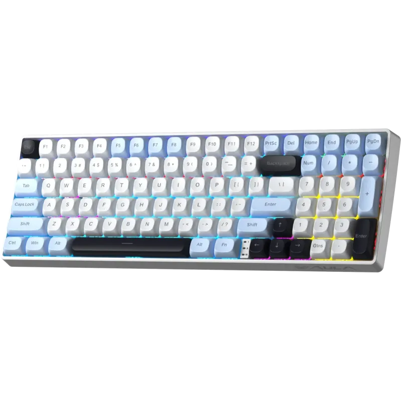 Клавиатура AULA S100 Pro KRGD Brown Switch White/Black (6948391205755)
