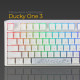 Клавіатура Ducky One 3 TKL Cherry MX Blue RGB UA USB White (DKON2187ST-CUAPXPWWWSC1)
