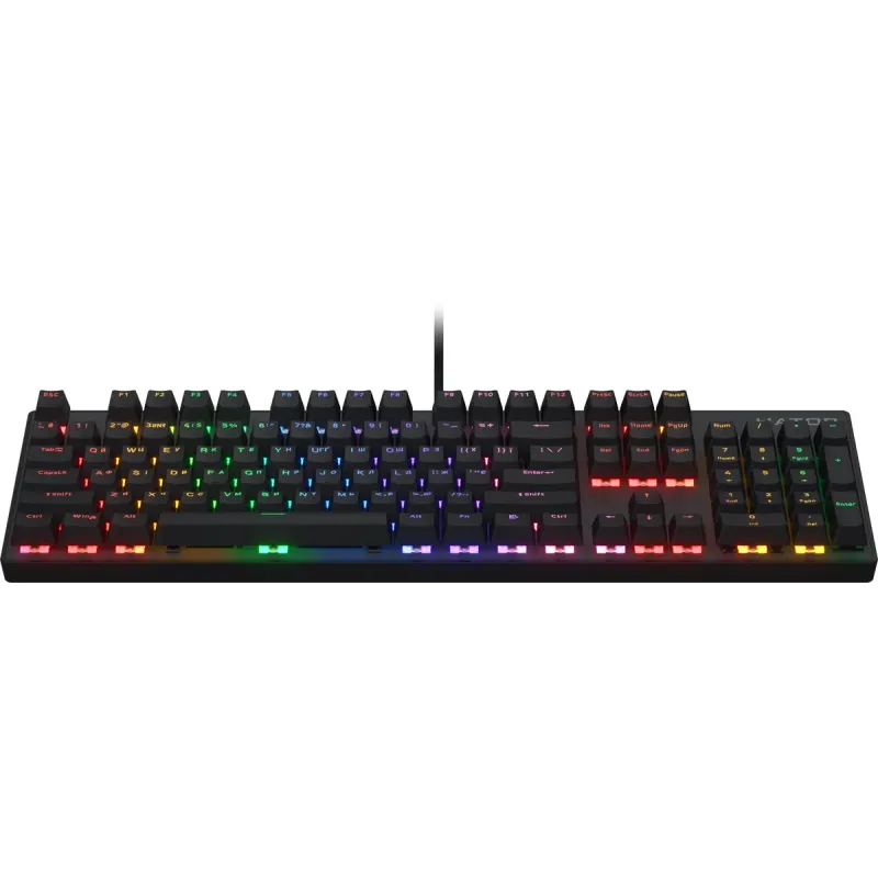 Клавіатура HATOR Icefall Mecha Rainbow Black (HTK104UA)