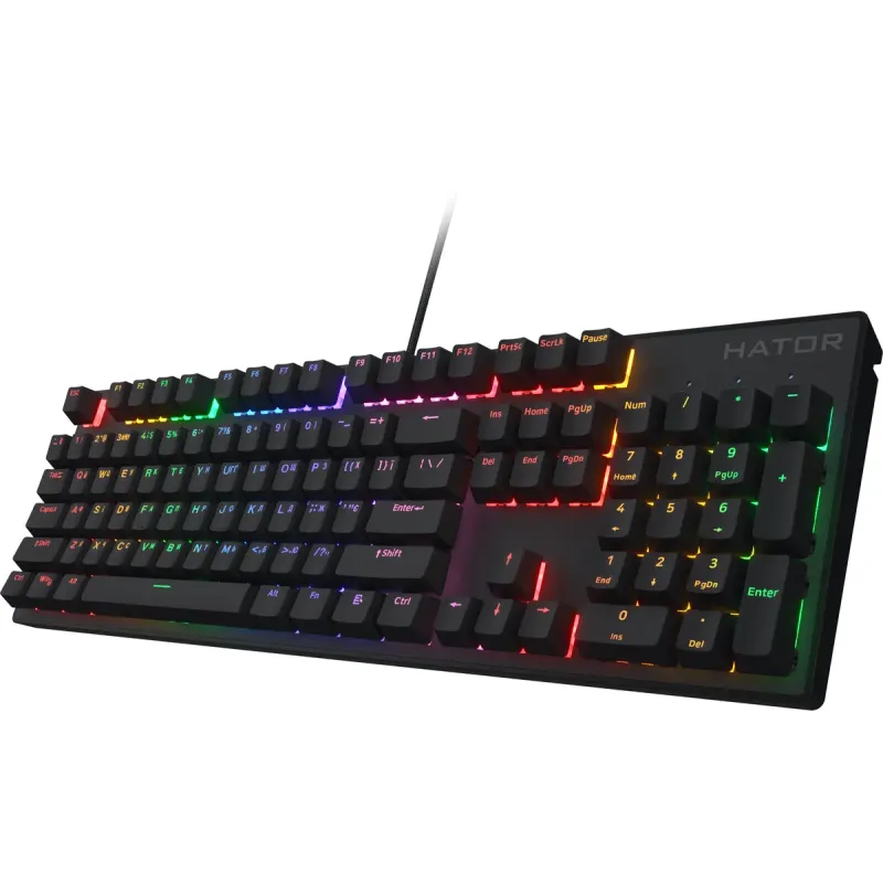 Клавіатура HATOR Icefall Mecha Rainbow Black (HTK104UA)