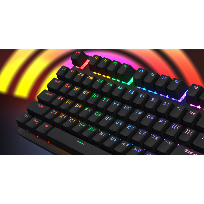 Клавиатура HATOR Icefall Mecha Rainbow Black (HTK104UA)